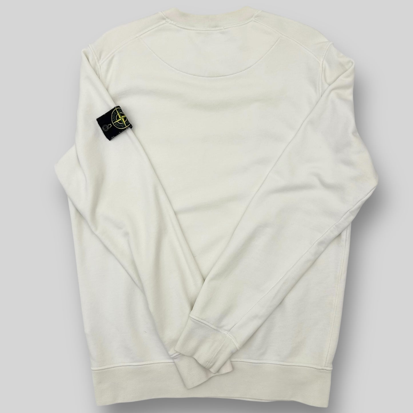 Stone Island Crewneck Sweater White (Fits M/L)