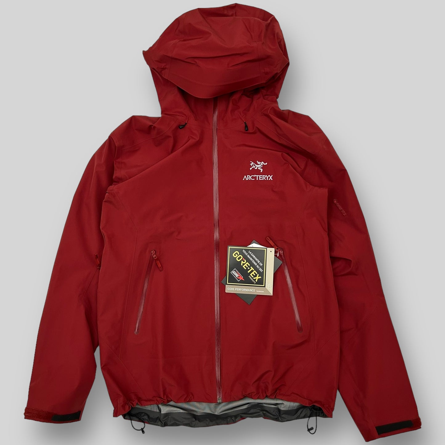 Arc'teryx Beta LT Goretex Jacket ‘Bordeaux Red’ (Red) (Size L)