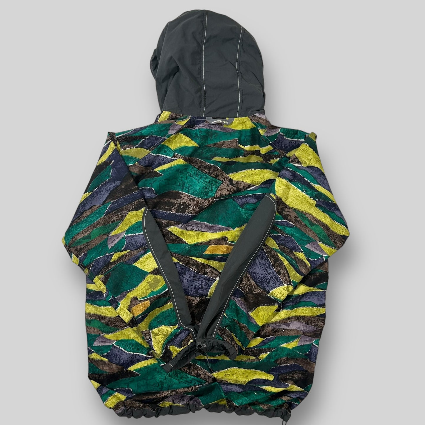 And Wander Printed Vent Hooded Jacket (Fits L/XL)