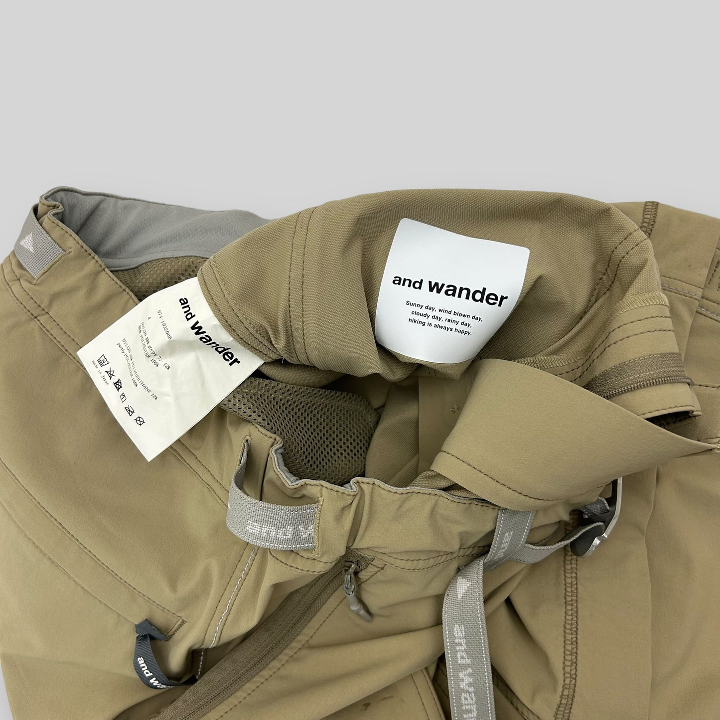 And Wander Trek 2 Pants Beige (Fits L)