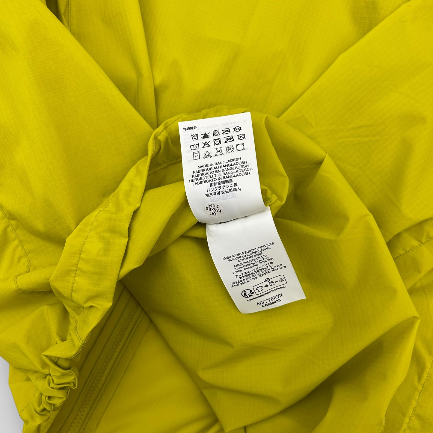 Arc'teryx Squamish Jacket Neon Yellow (Size M)