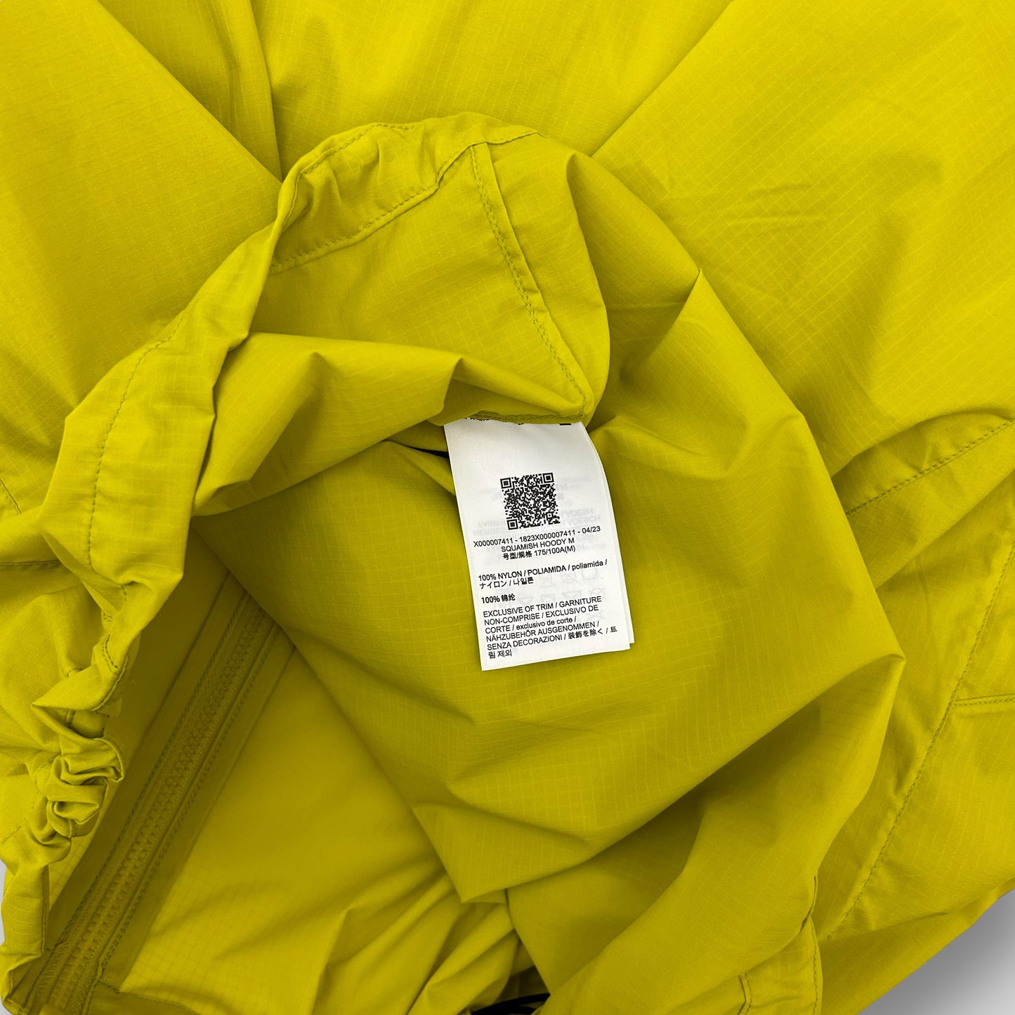 Arc'teryx Squamish Jacket Neon Yellow (Size M)