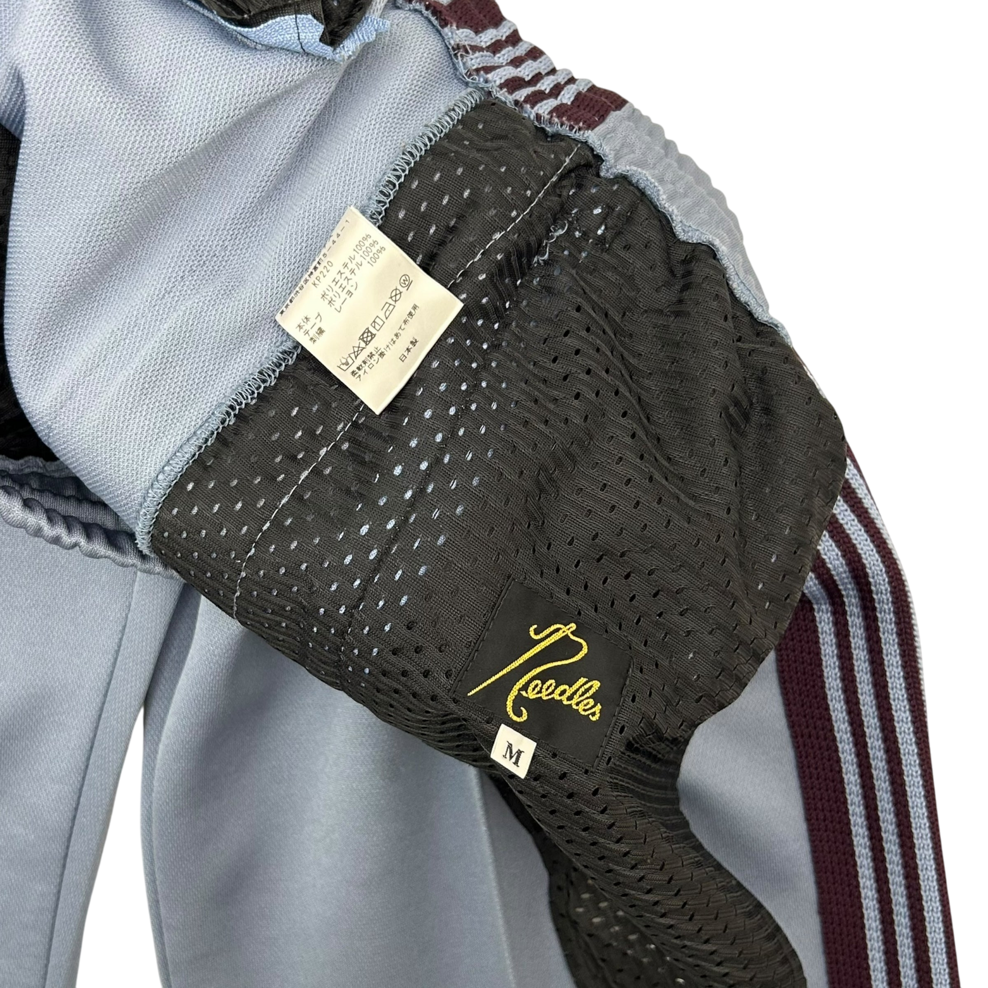 Needles Poly Smooth Track Pants Baby Blue/Purple (Size M)