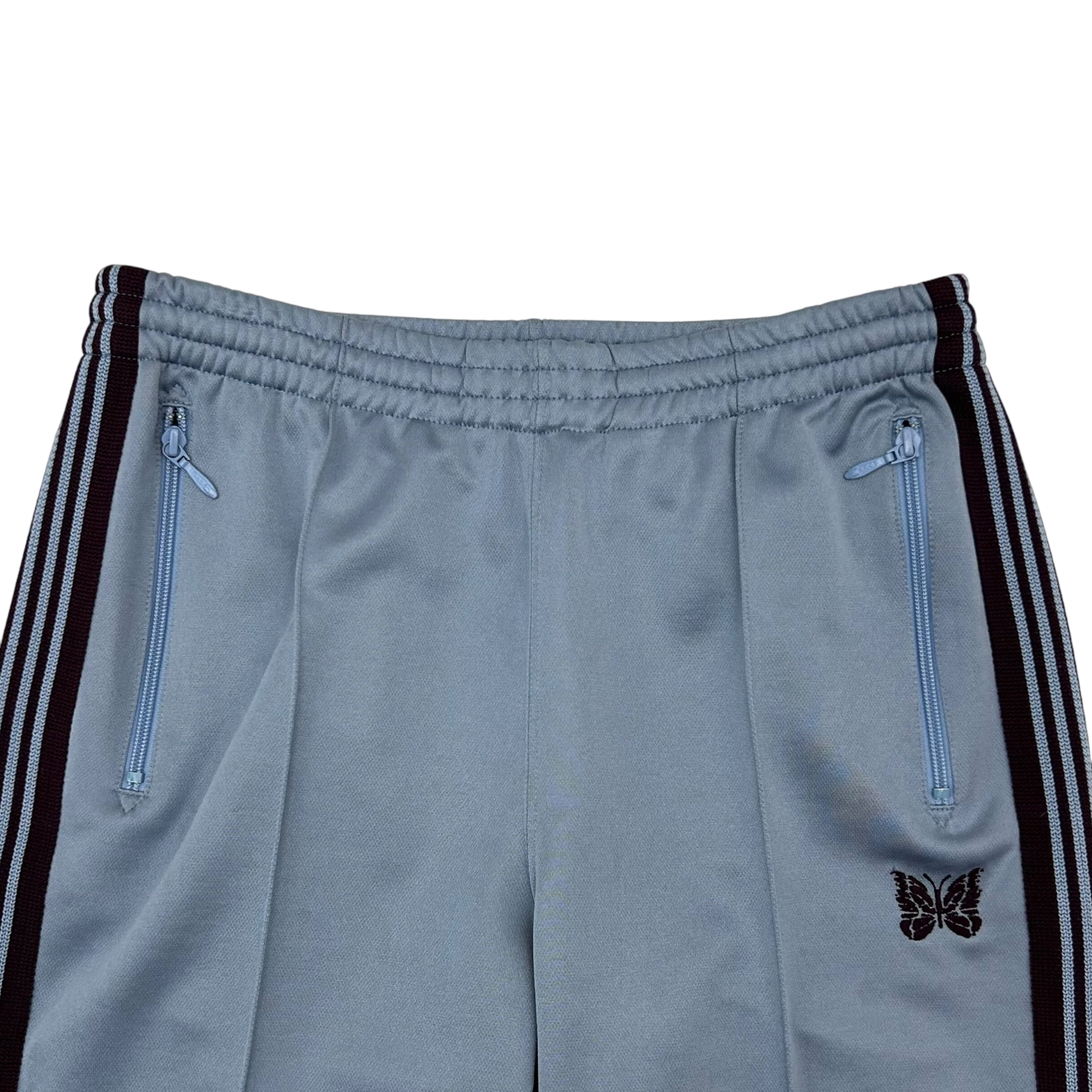 Needles Poly Smooth Track Pants Baby Blue/Purple (Size M)