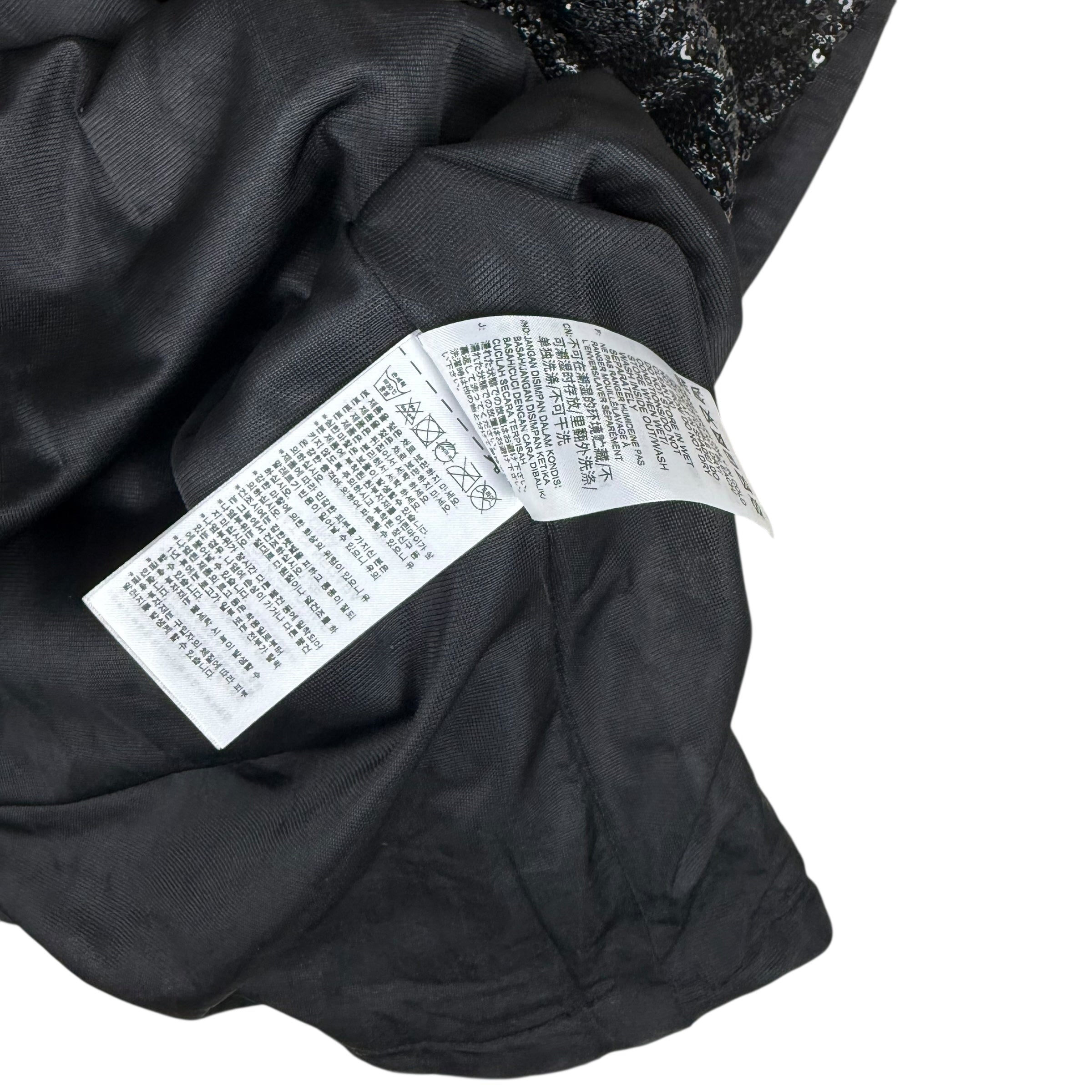 Adidas Blue Version Sequin Asymmetrical Dress Black (Size M Womens)