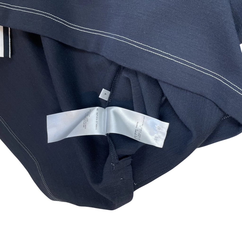 Thom Browne Classic Pique 4-Bar Polo Shirt Navy (Size 4/XL)