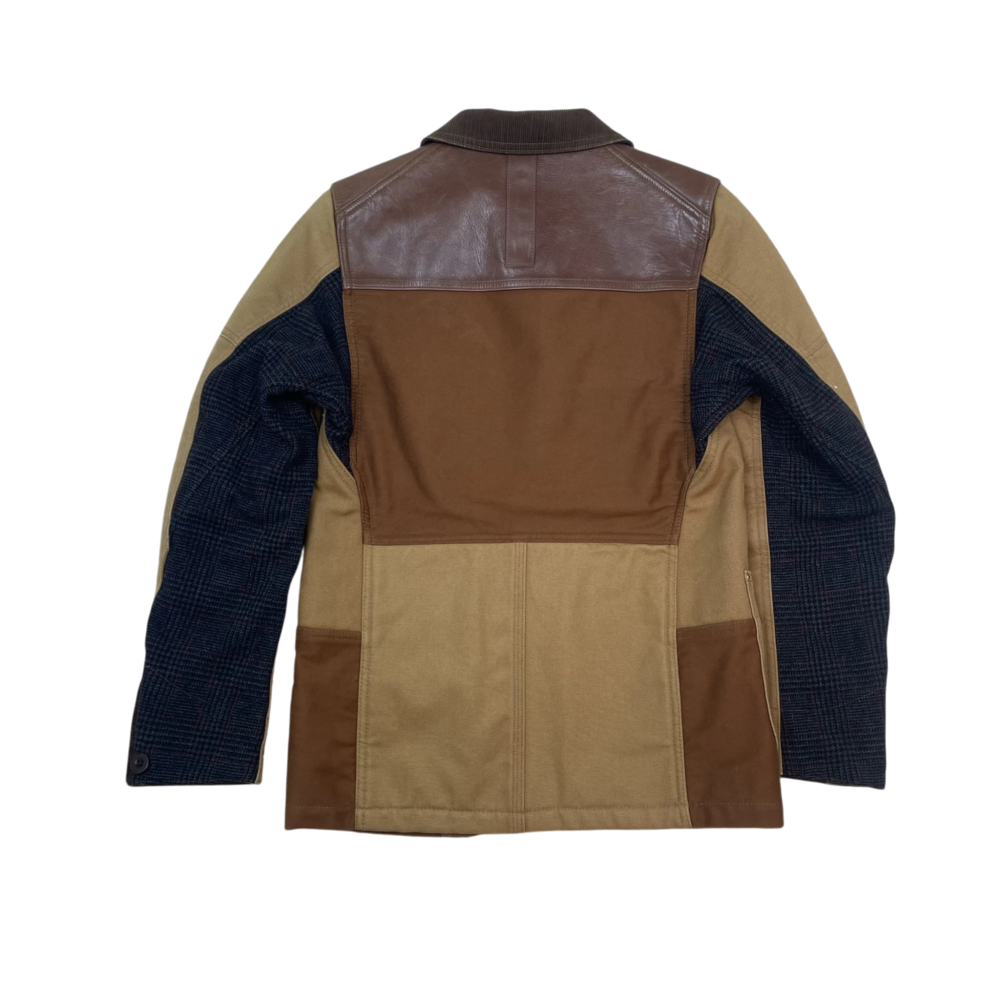 Carhartt x Junya Watanabe Patchwork Lined Chore Jacket Beige/Brown (Size XS)