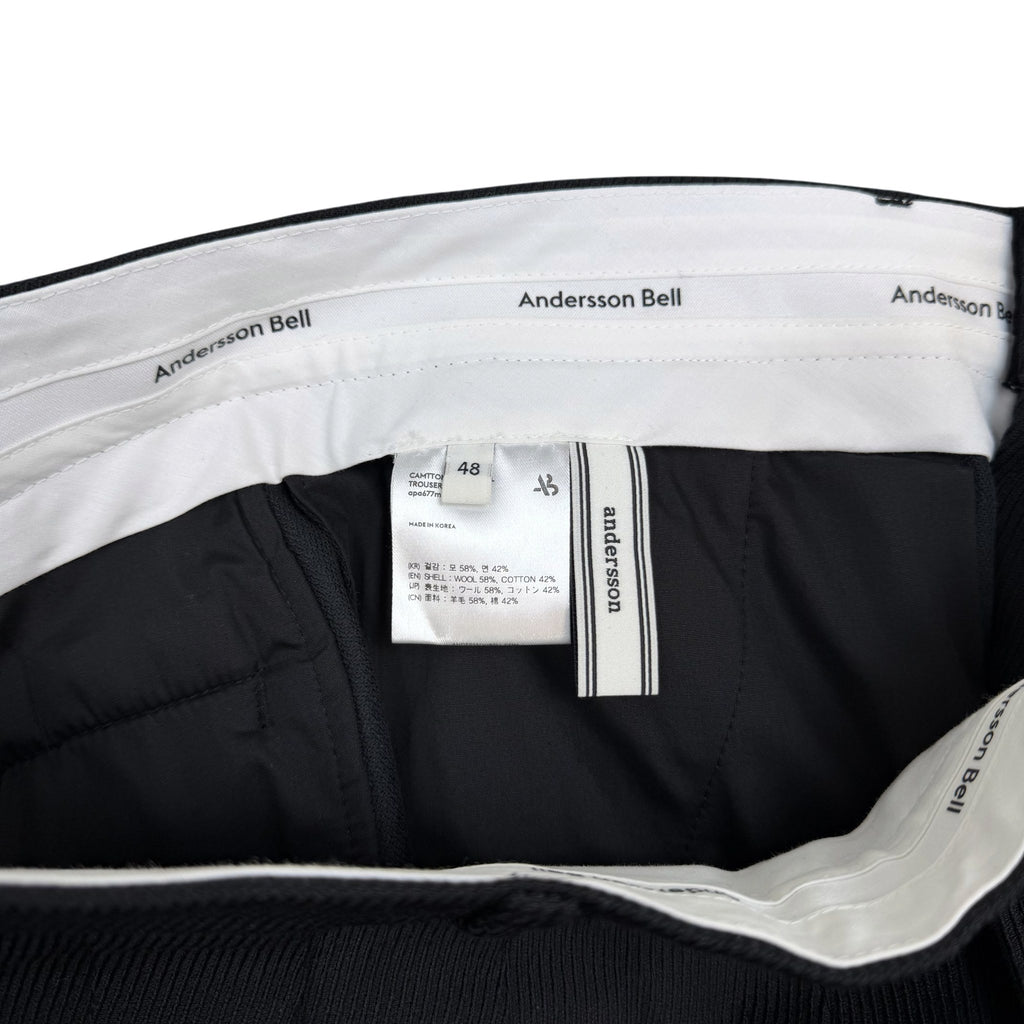 Andersson Bell Camtton Wool Trousers Black (Size 48/M)