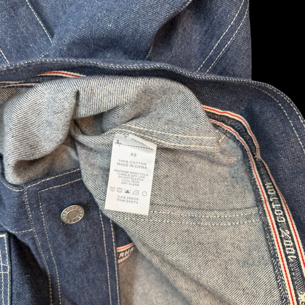 Stussy x Loro Piana x 1017 ALYX 9SM Denim Work Jacket (Fits XS-S)