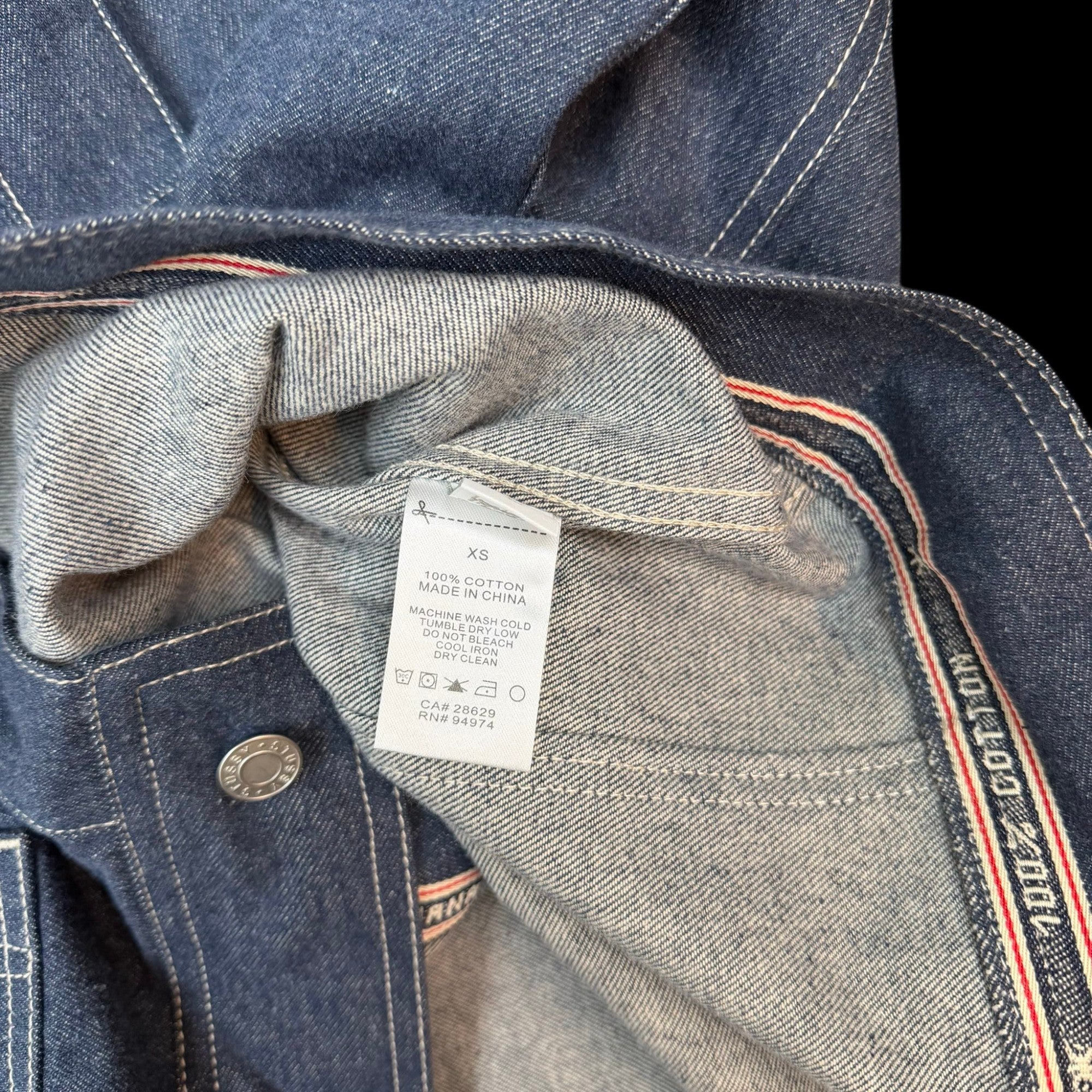 Stussy x Loro Piana x 1017 ALYX 9SM Denim Work Jacket (Fits XS-S)