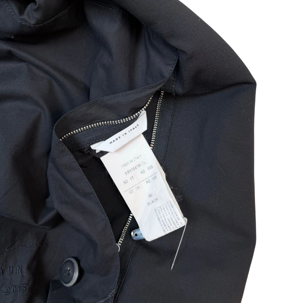 Rick Owens SS15 Faun Double Breasted Blazer Jacket Black (Size 52/XL)