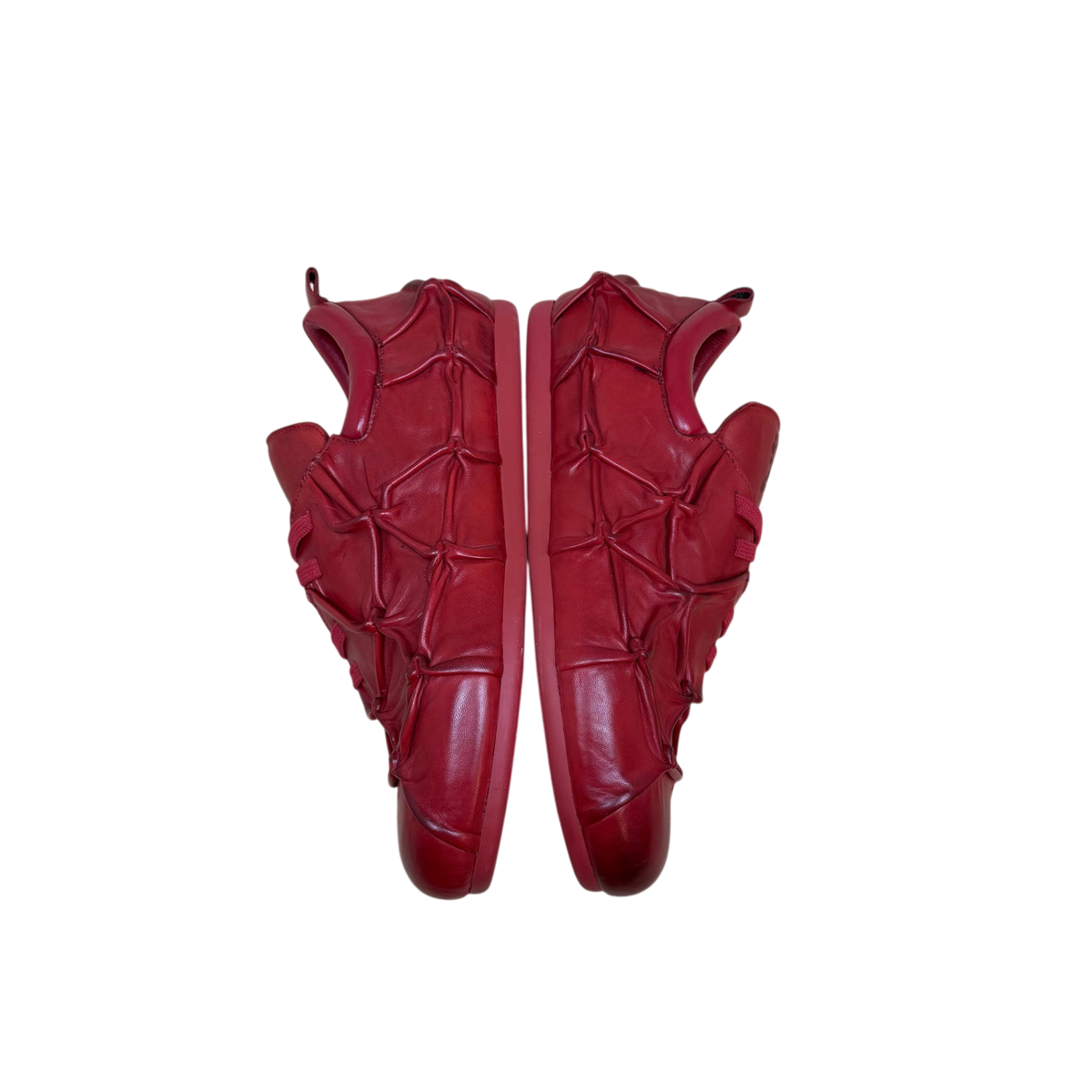 Bad Son Blood Cell Pinch Low Leather Sneakers Red (Size EU45)