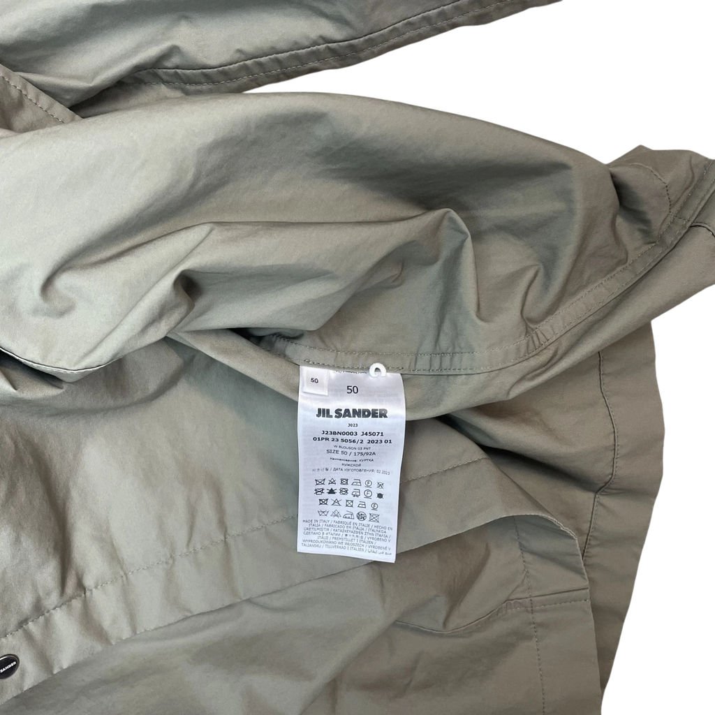 Jil Sander Logo-Print Jacket Green (Size 50/L)