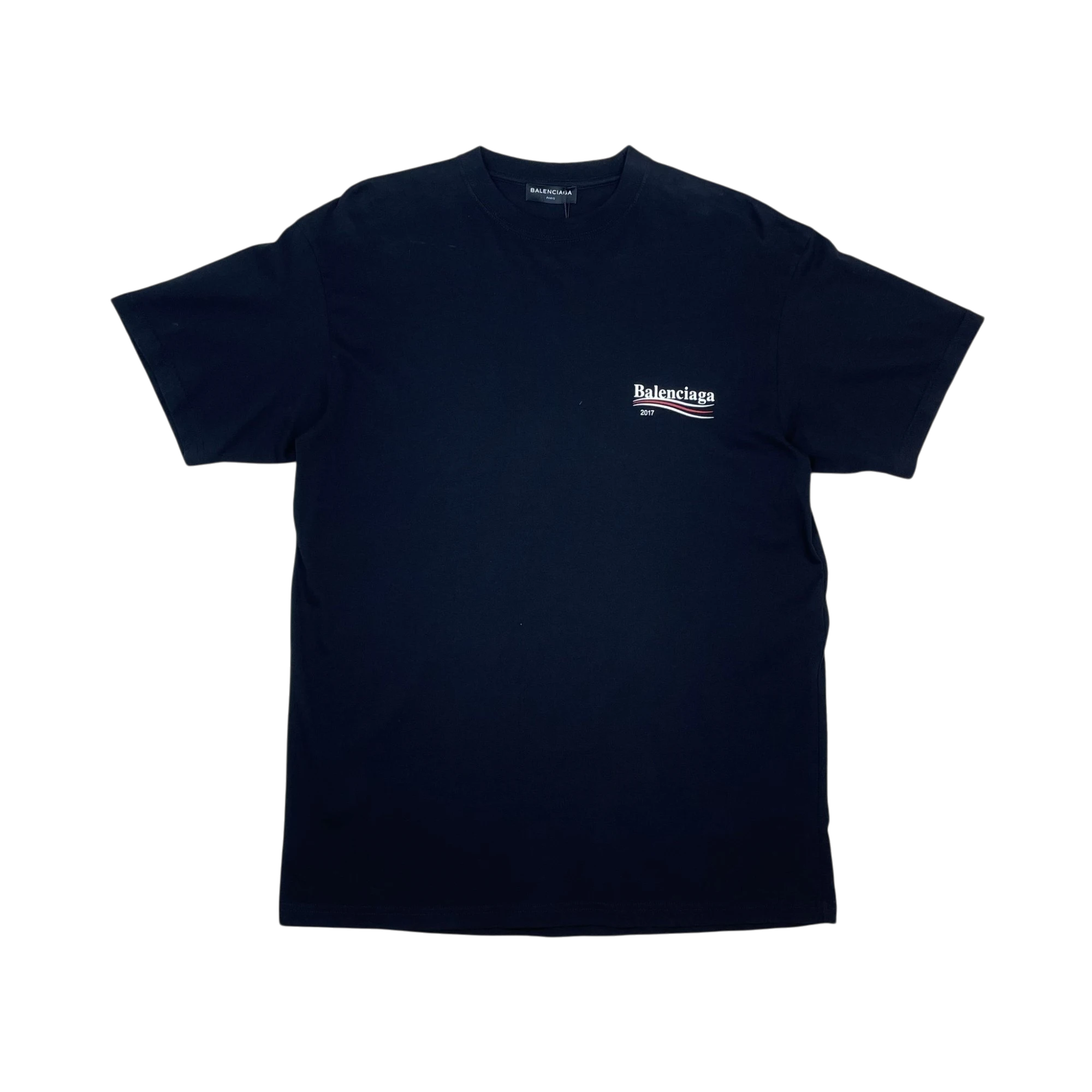 Balenciaga Political Campaign Logo T-Shirt Black (Size XL)