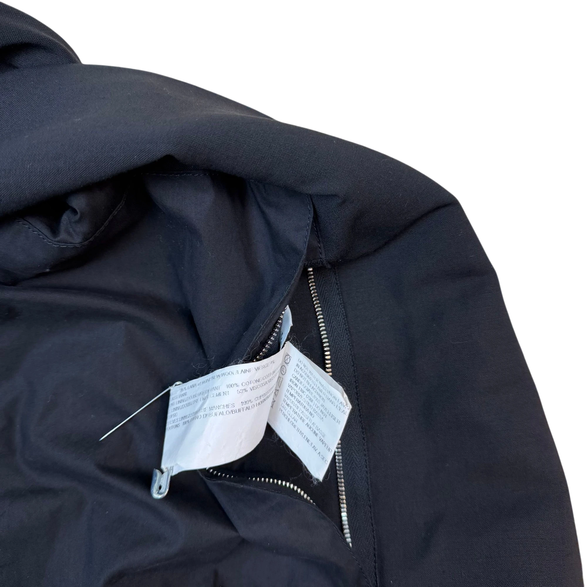 Rick Owens SS15 Faun Double Breasted Blazer Jacket Black (Size 52/XL)