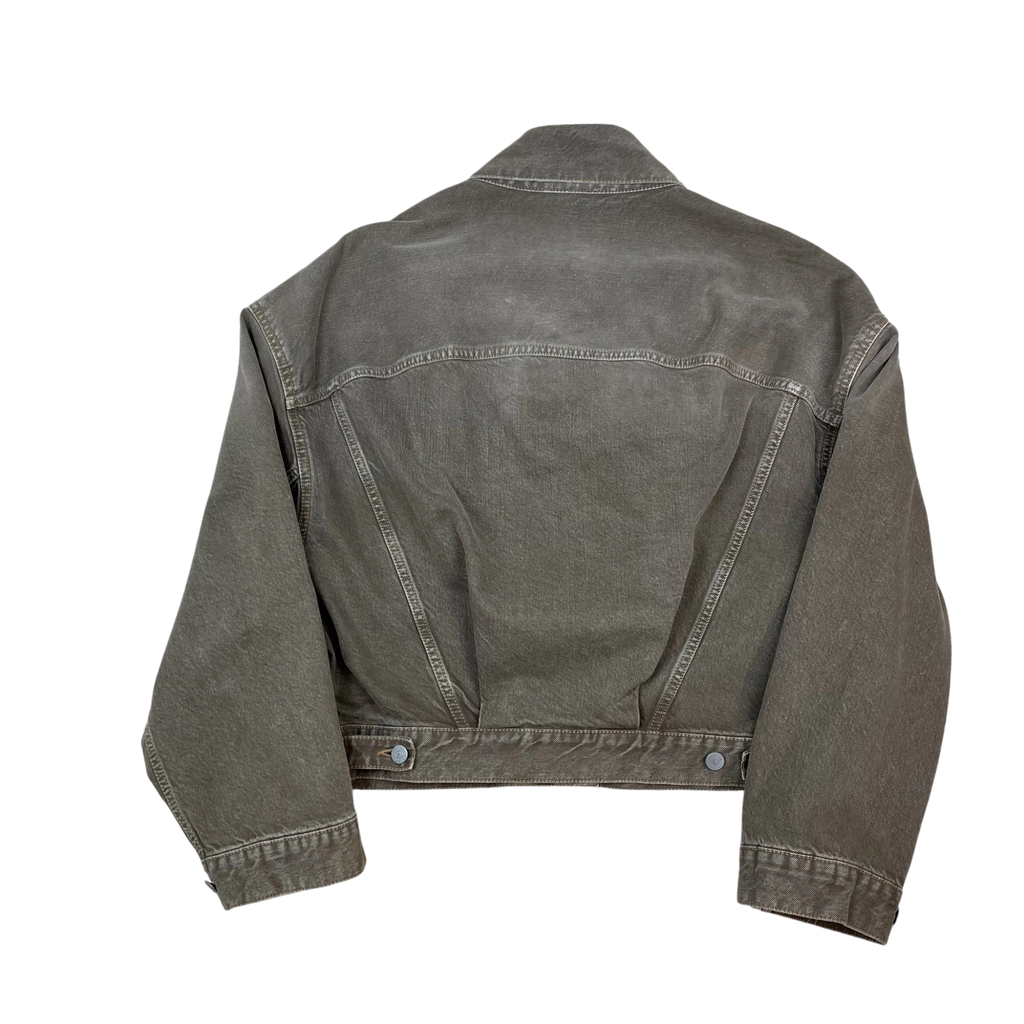 Acne Studios Oversized Denim Jacket Beige (Size EU34)