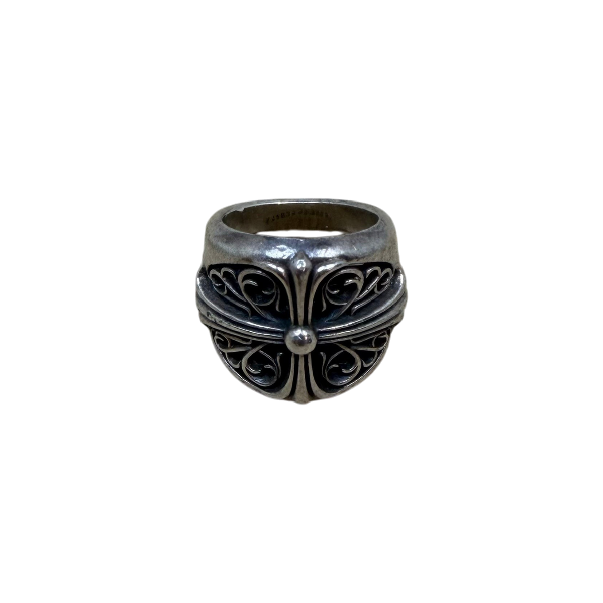 Chrome Hearts Oval Cross Ring (Size US7)