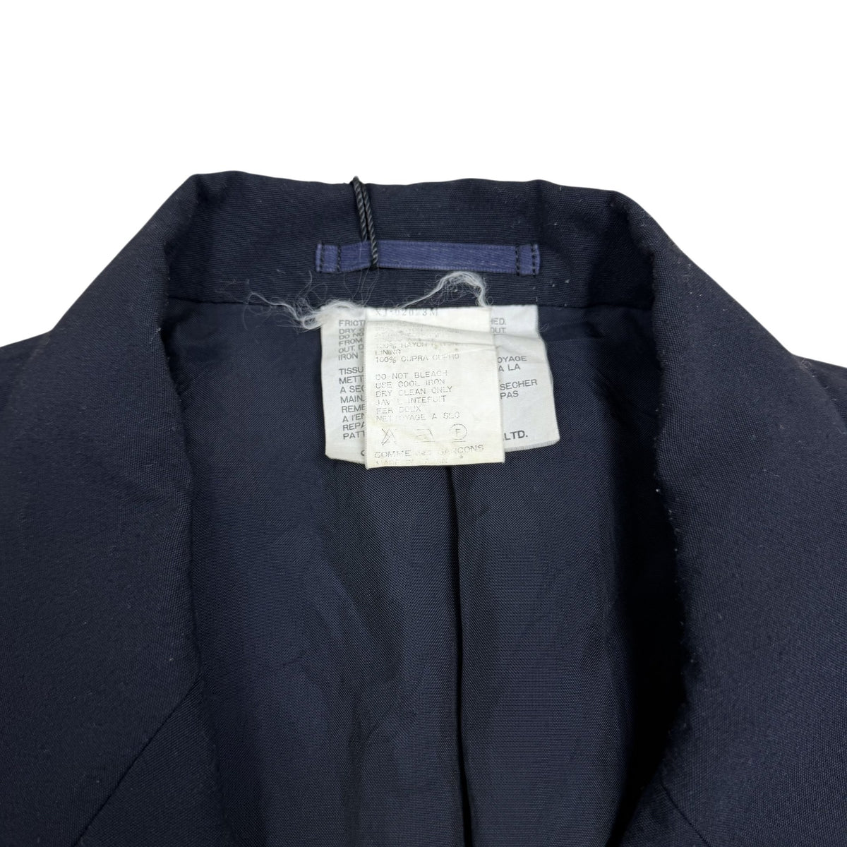 Comme des Garçons Homme Plus 1993 Dip Dyed Coat Black (Size M)