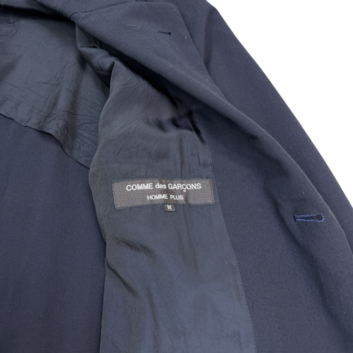 Comme des Garçons Homme Plus 1993 Dip Dyed Coat Black (Size M)