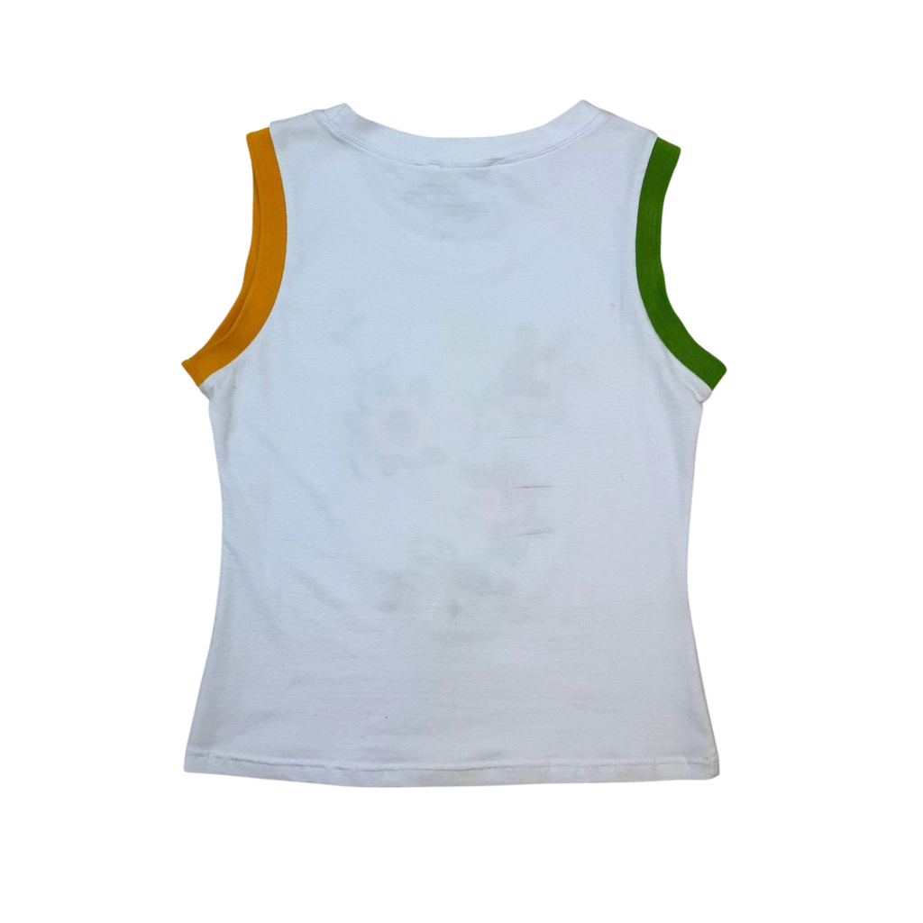 Christian Dior 00s Diamanté Embroidered ‘J’adore Dior’ Tank Top (Size 44)