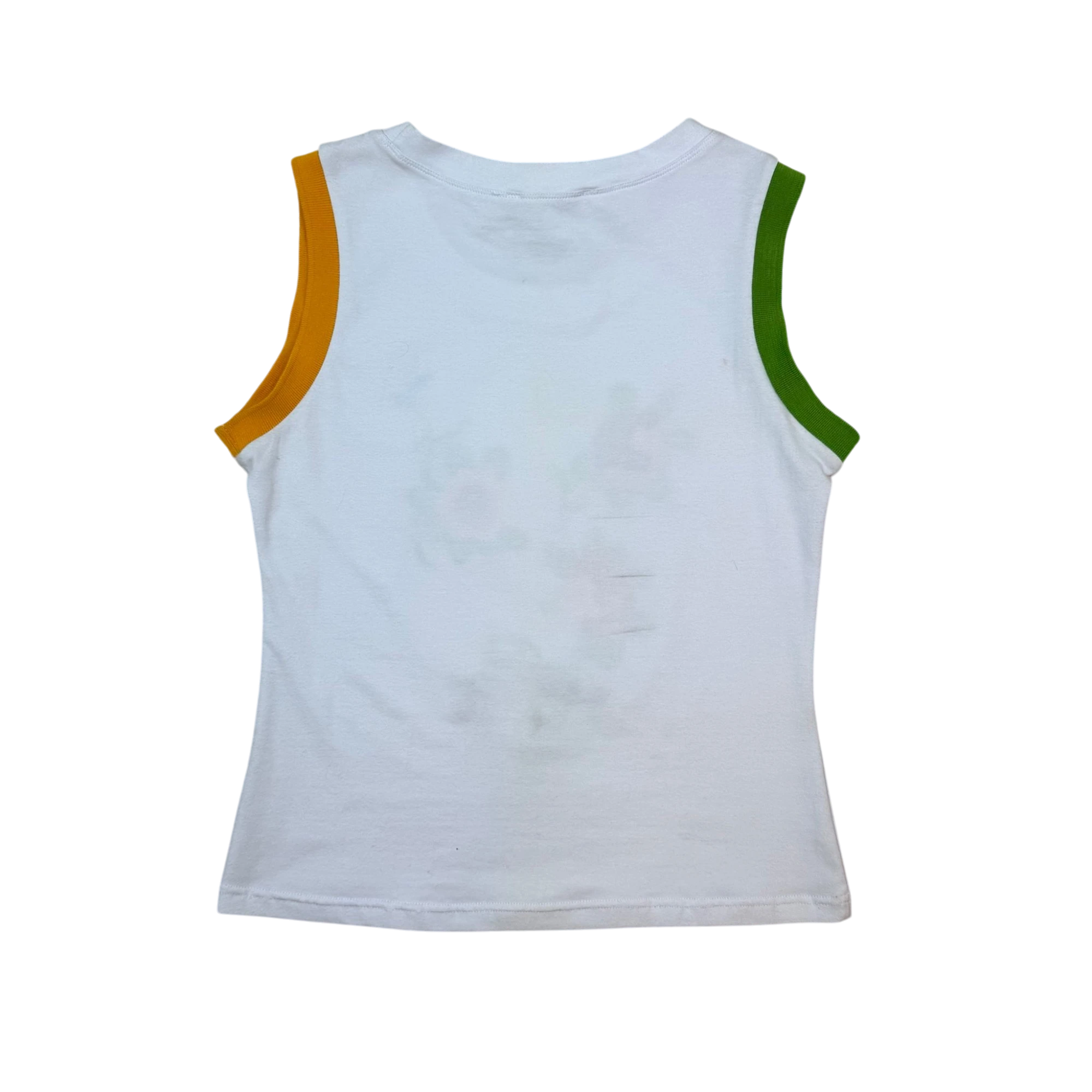 Christian Dior 00s Diamanté Embroidered ‘J’adore Dior’ Tank Top (Size 44)