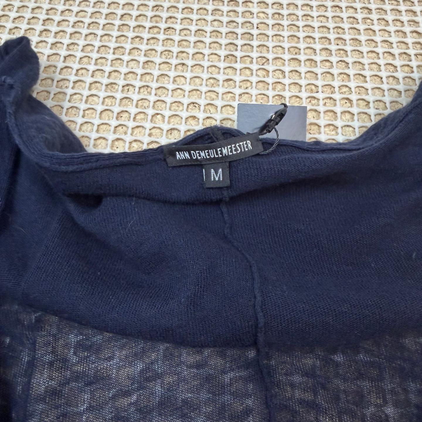 Ann Demeulemeester Double Breasted Cardigan Navy (Size M)