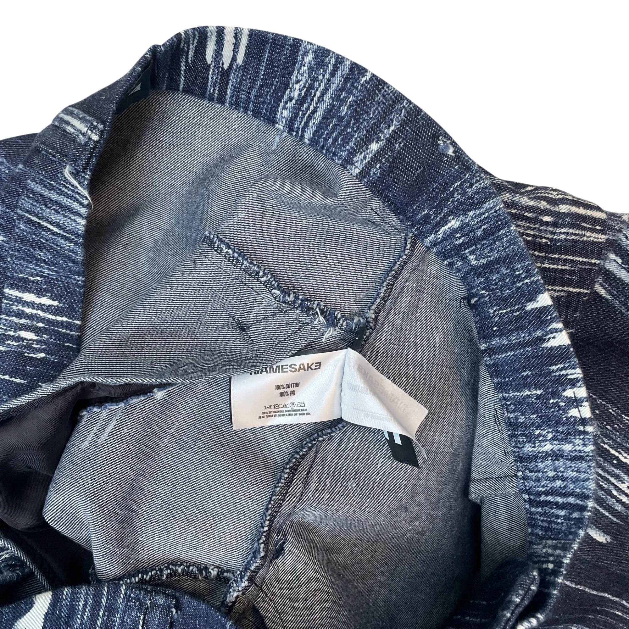 Namesake SS22 Felix Cargo Pants Patterned Blue (Size L)