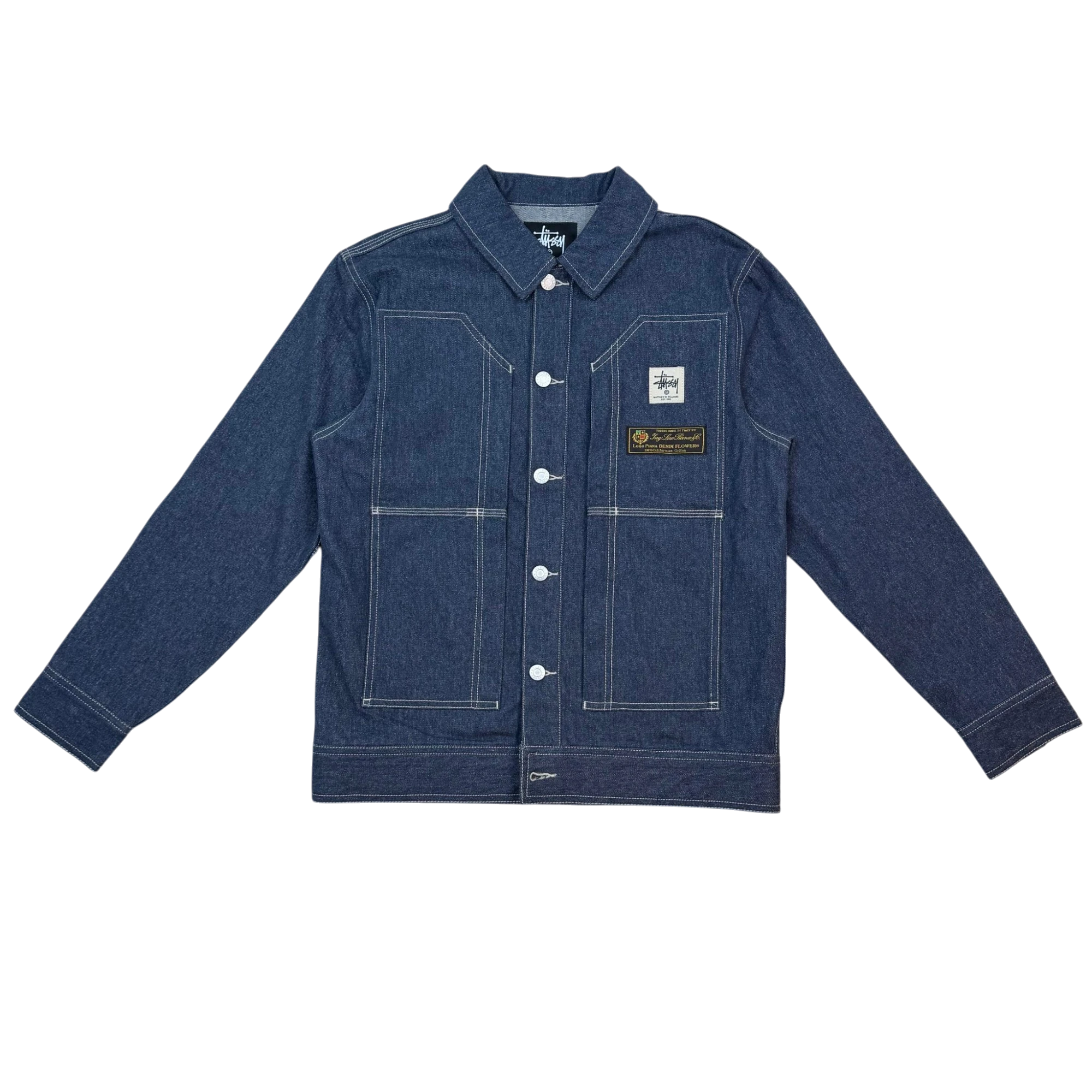 Stussy x Loro Piana x 1017 ALYX 9SM Denim Work Jacket (Fits XS-S)