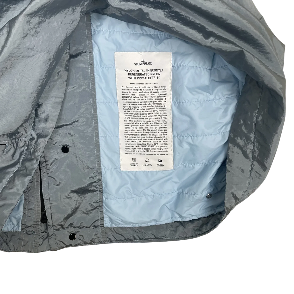 Stone Island AW23 ECONYL Regenerated Nylon Metal Primaloft-TC Jacket Sky Blue (Size L)