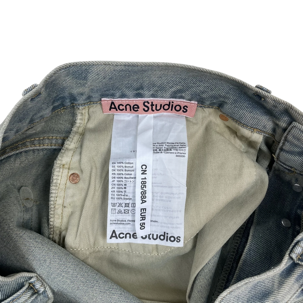 Acne Studios 2023M Loose Fit Jeans Light Blue (Size 50/L)
