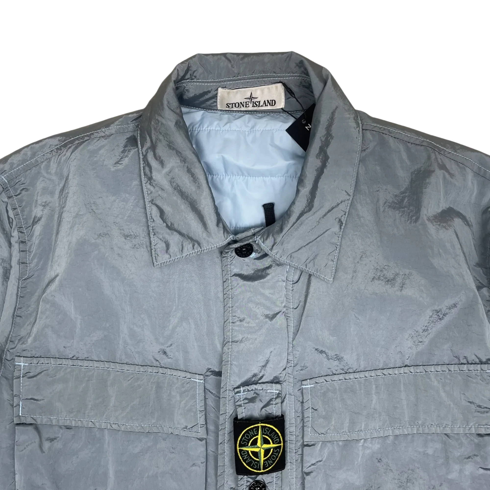 Stone Island AW23 ECONYL Regenerated Nylon Metal Primaloft-TC Jacket Sky Blue (Size L)