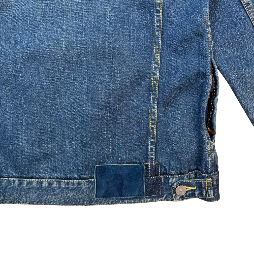 Visvim SS16 Selvedge Denim Jacket Washed Blue (Size 1/S)