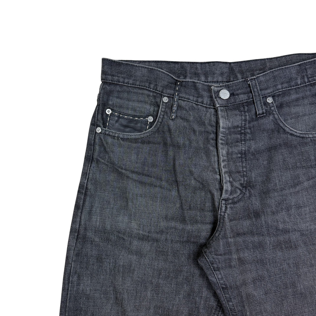 Fendi Selleria Stitch Detail Jeans Washed Black (Size 28”)
