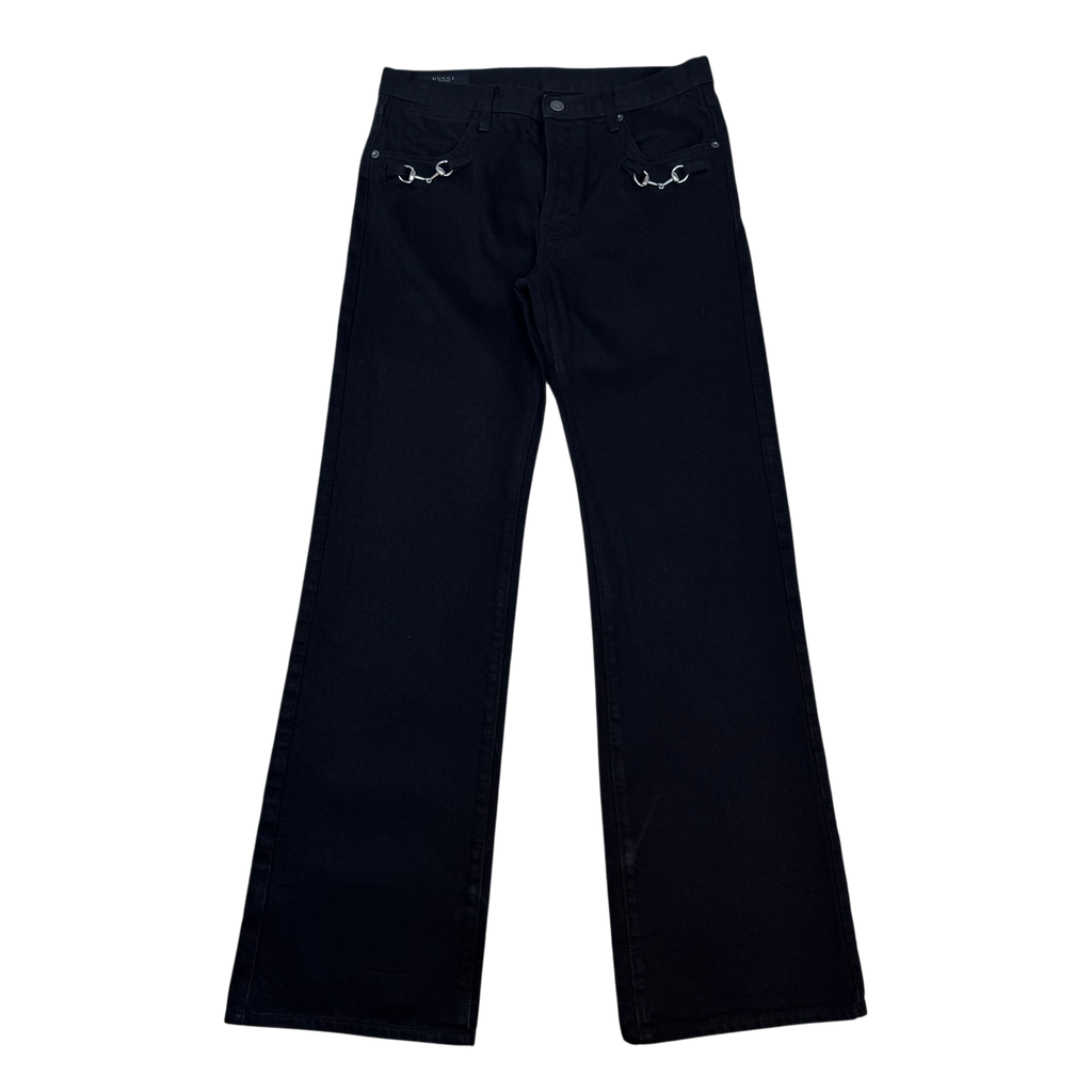 Gucci AW25 Horsebit Jeans Black (Size 34”)