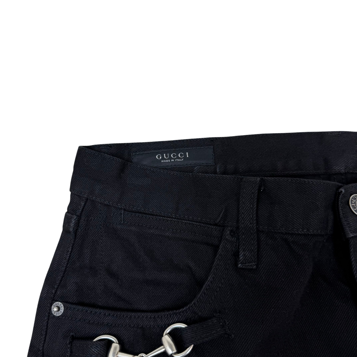 Gucci AW25 Horsebit Jeans Black (Size 34”)