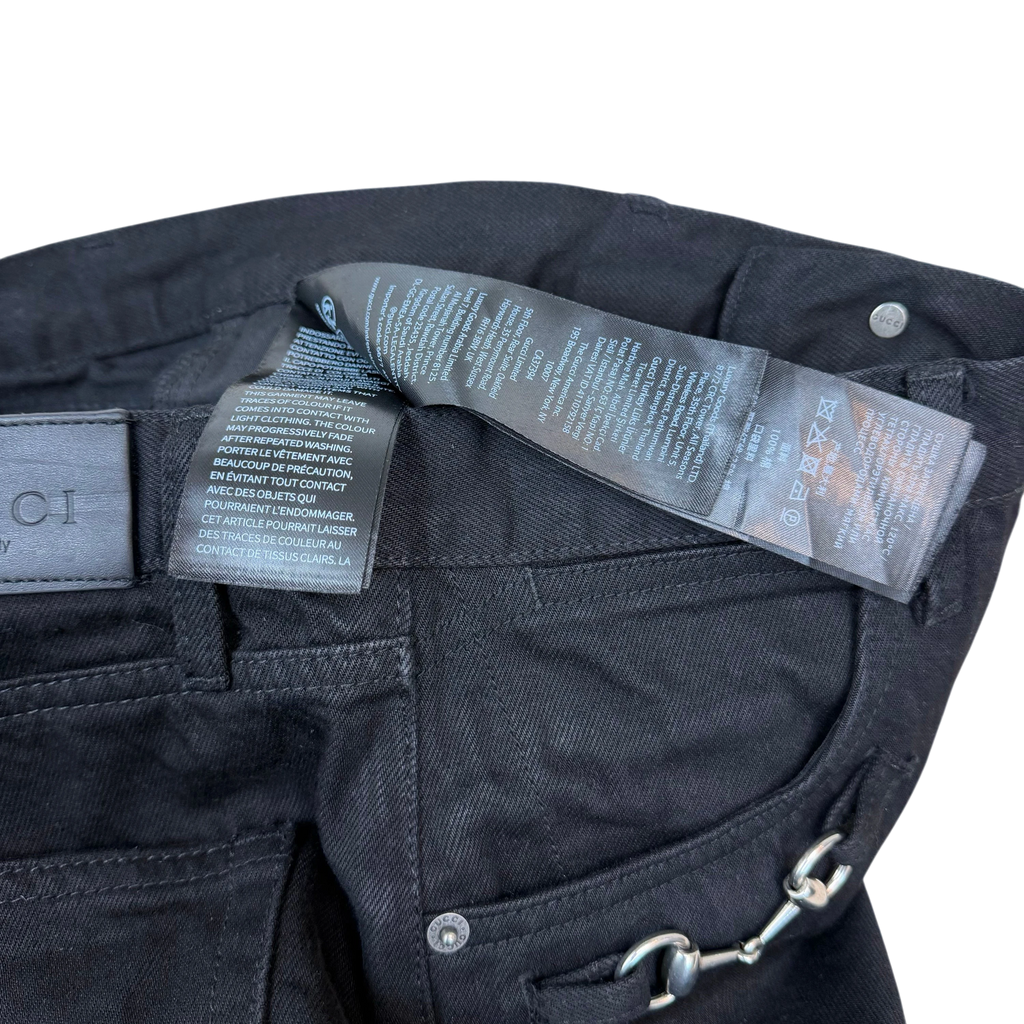 Gucci AW25 Horsebit Jeans Black (Size 34”)