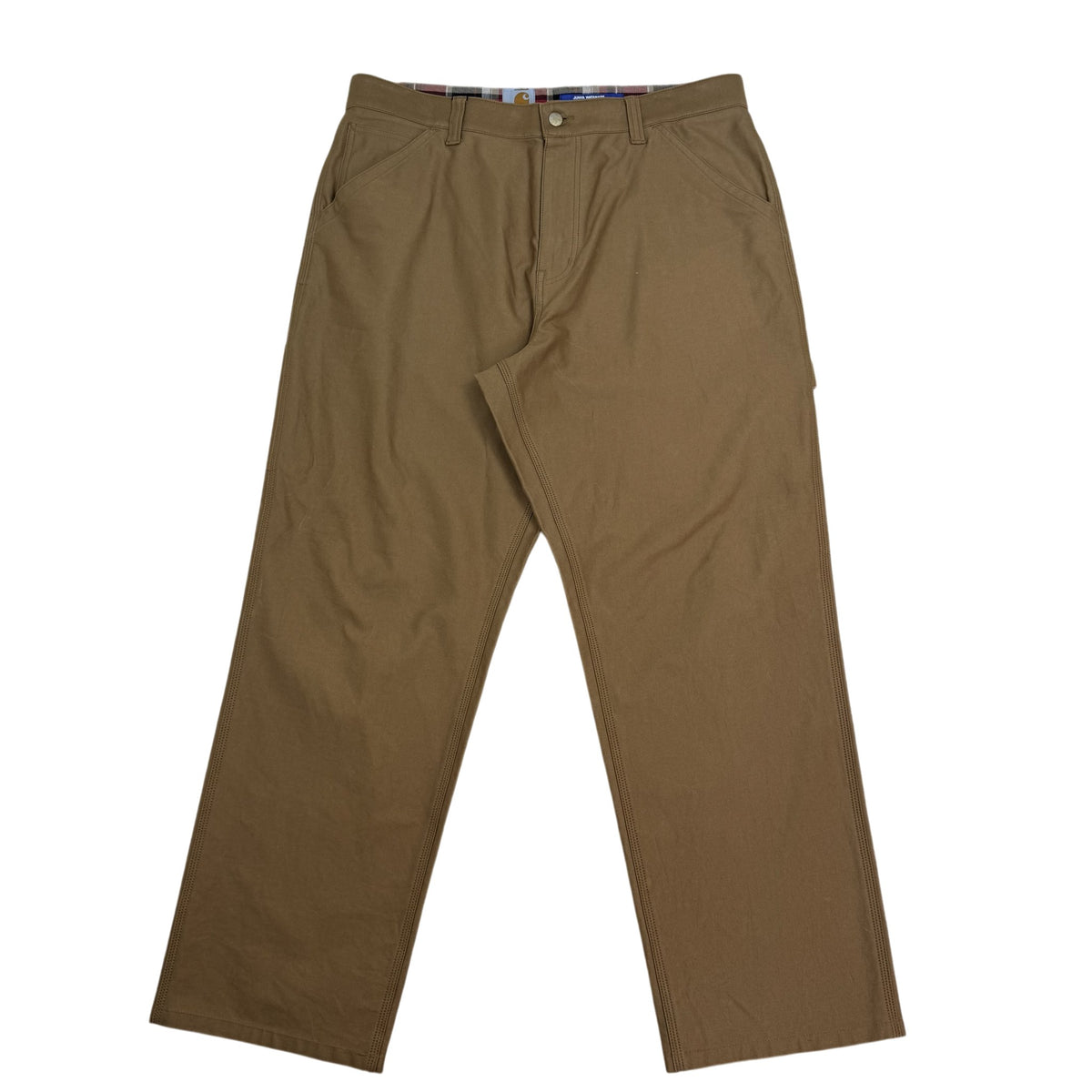 Junya Watanabe Comme des Garçons x Carhartt Script Cargo Pants Tan (Size XL)