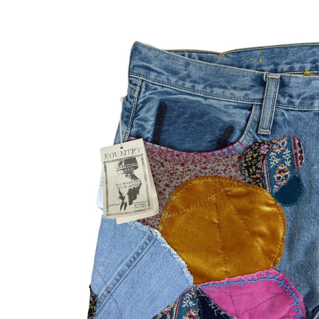 Kapital 14oz Denim Crazy El Paso 5P Monkey Cisco Jeans (Hippie Insane) (Size 36)