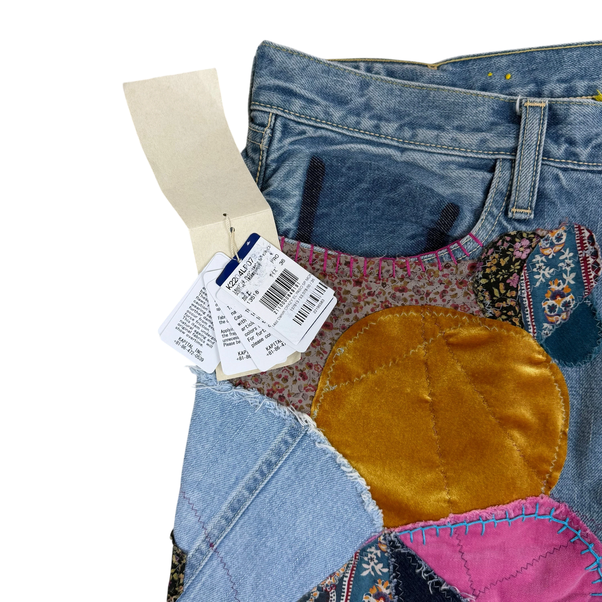 Kapital 14oz Denim Crazy El Paso 5P Monkey Cisco Jeans (Hippie Insane) (Size 36)