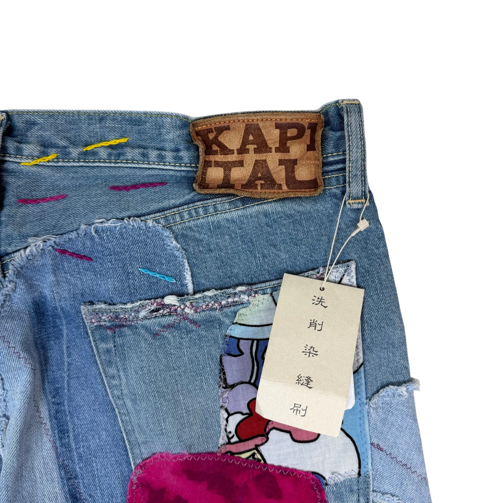 Kapital 14oz Denim Crazy El Paso 5P Monkey Cisco Jeans (Hippie Insane) (Size 36)