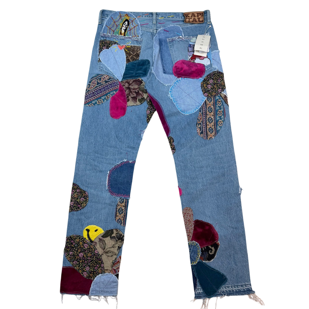 Kapital 14oz Denim Crazy El Paso 5P Monkey Cisco Jeans (Hippie Insane) (Size 36)