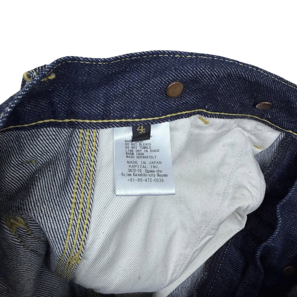 Kapital Lumber Denim Pants Indigo (Size 4/XL)