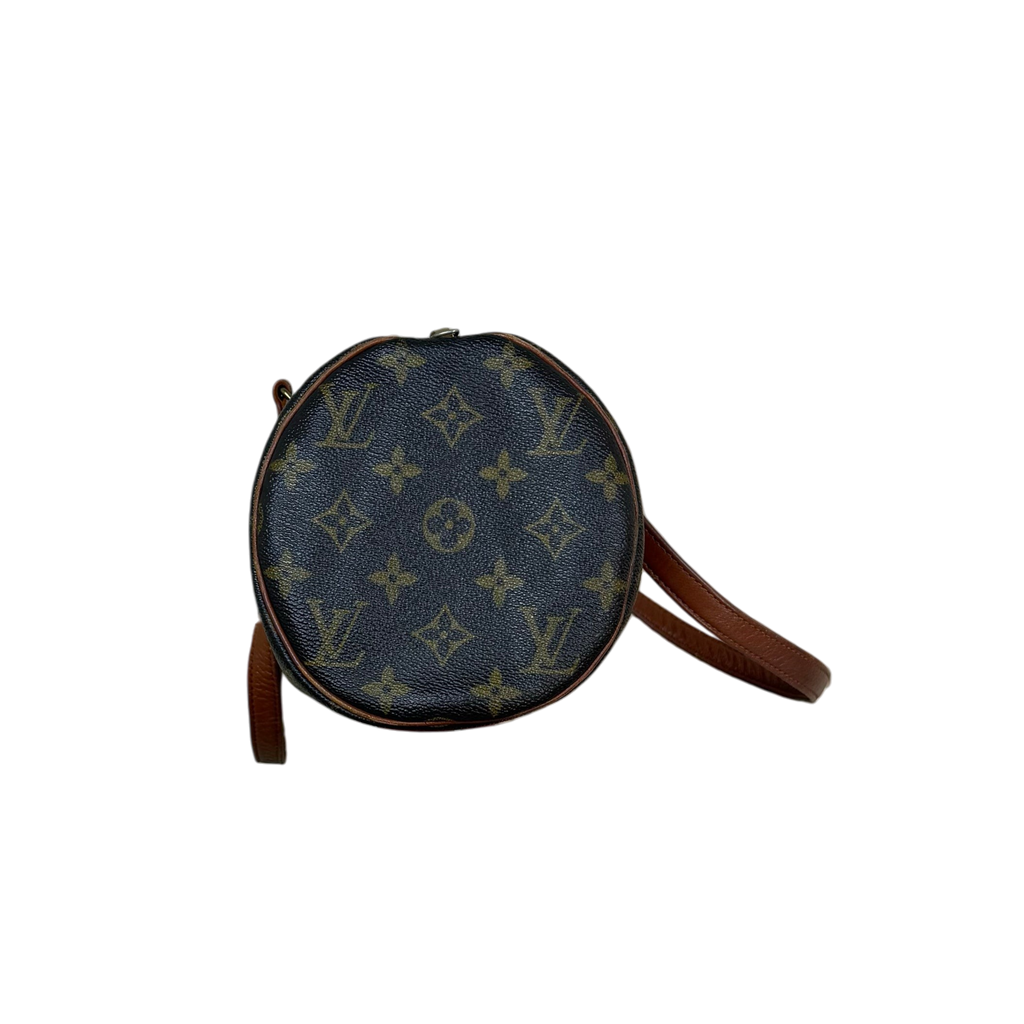 Louis Vuitton Monogram Papillion 30 Shoulder Bag Brown