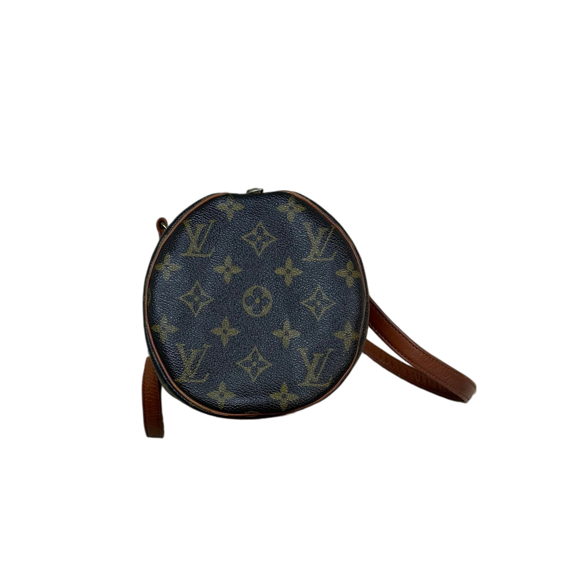 Louis Vuitton Monogram Papillion 30 Shoulder Bag Brown