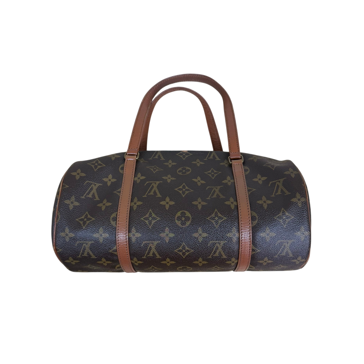 Louis Vuitton Monogram Papillion 30 Shoulder Bag Brown