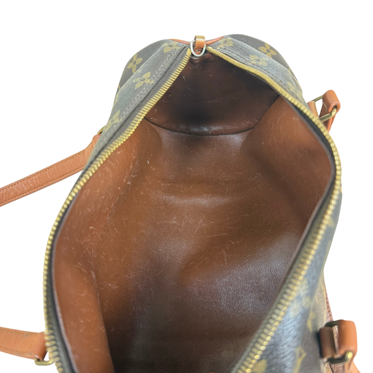 Louis Vuitton Monogram Papillion 30 Shoulder Bag Brown