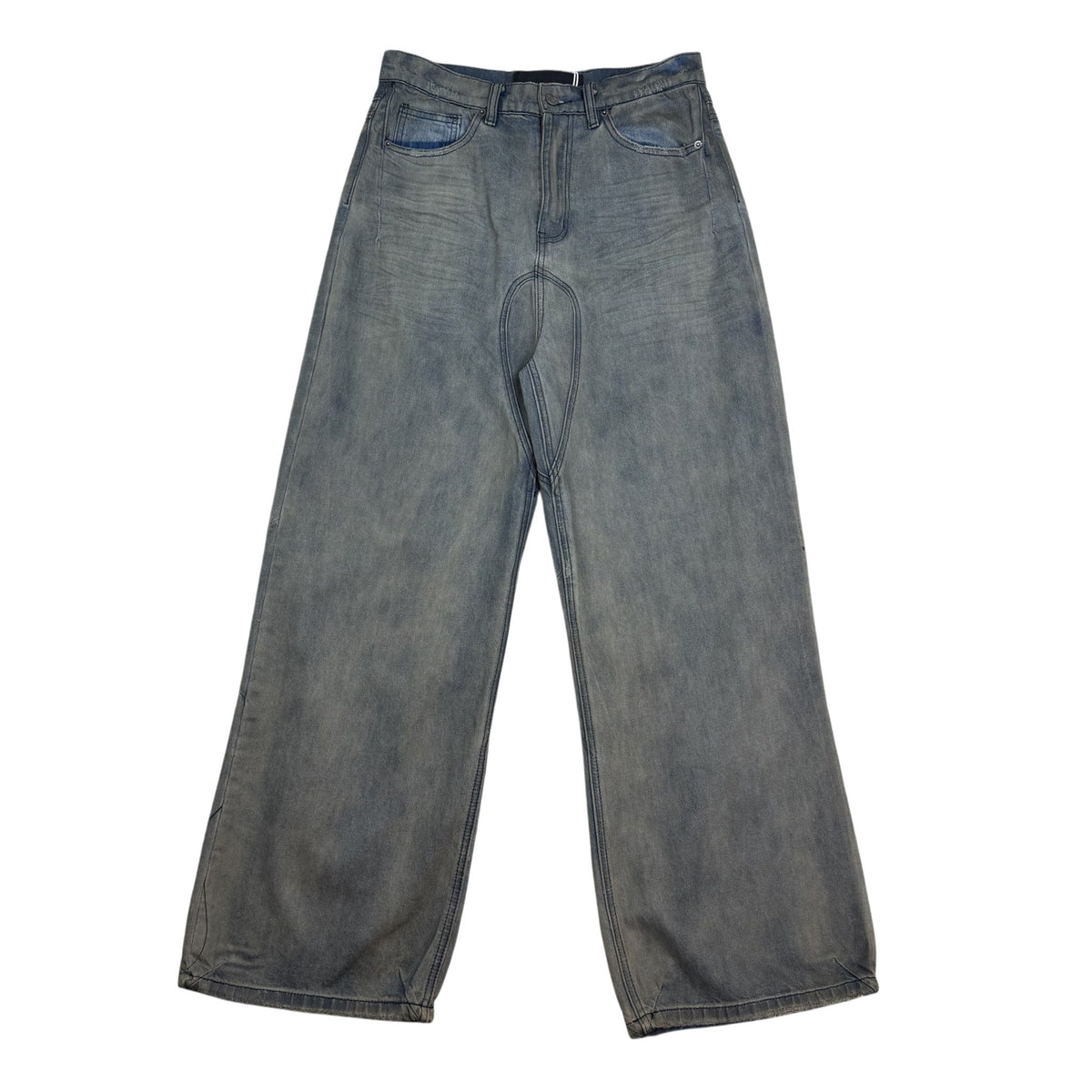 NO/FAITH STUDIOS Concrete Denim Jeans Washed Blue (Size M)