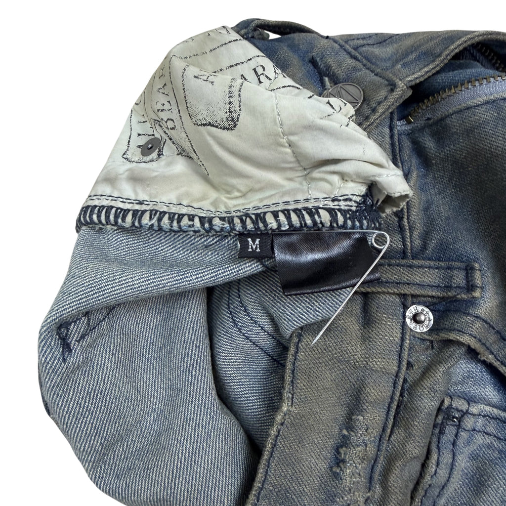 NO/FAITH STUDIOS Concrete Denim Jeans Washed Blue (Size M)