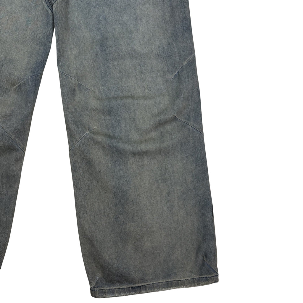 NO/FAITH STUDIOS Concrete Denim Jeans Washed Blue (Size M)