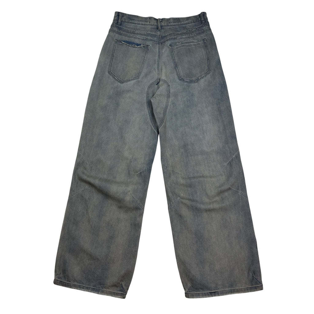 NO/FAITH STUDIOS Concrete Denim Jeans Washed Blue (Size M)